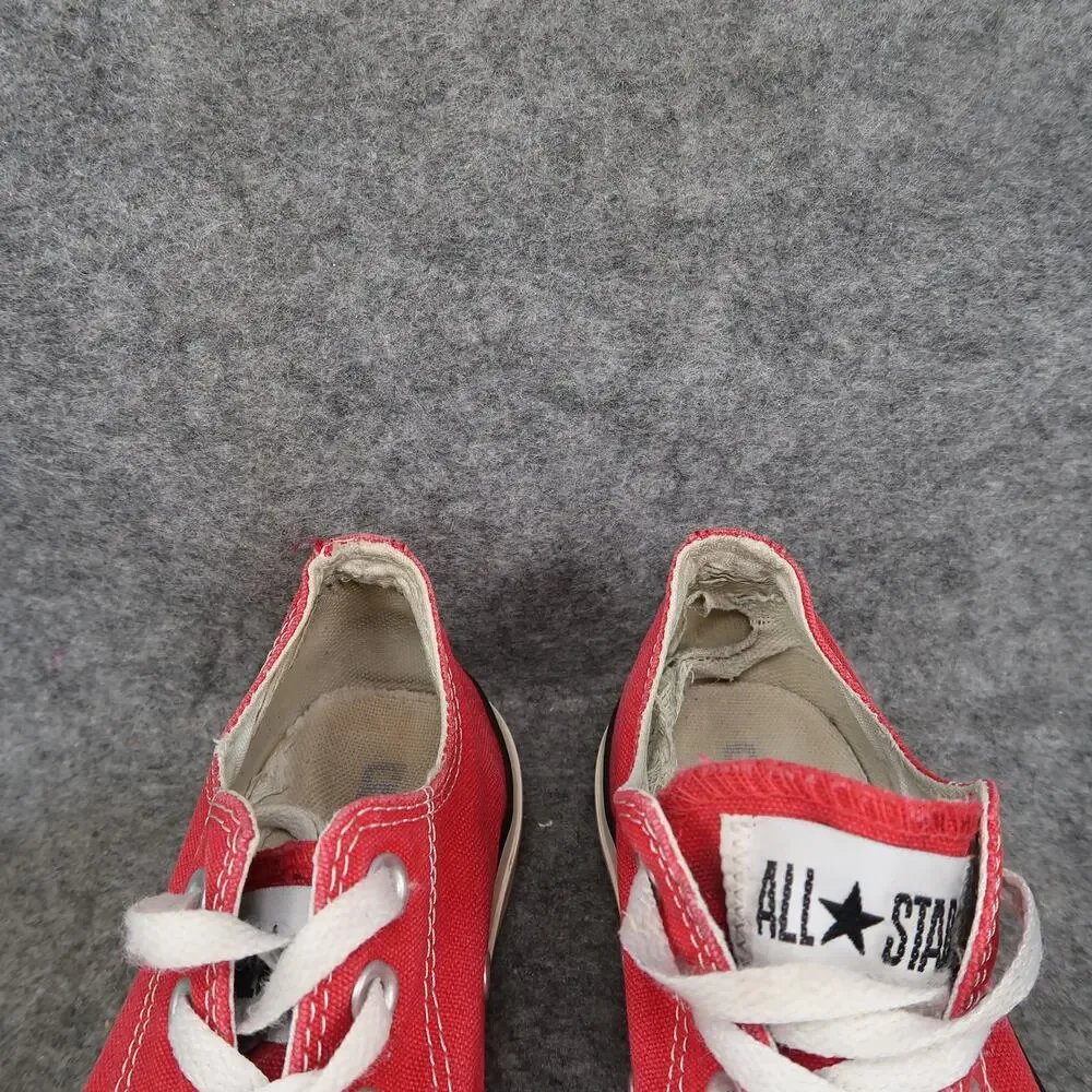 Converse Shoes Womens 6.5 Sneakers Chuck Taylor All Star Canvas Red Lace Up Low - Picture 3 of 12